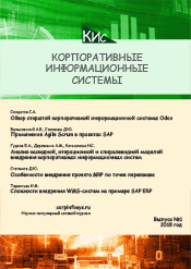 Особенности проекта внедрения MRP по точке перезаказа