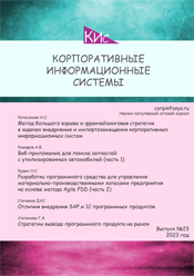 Корпоративные информационные системы и учетная политика организации при применении автоматизированной формы ведения учета