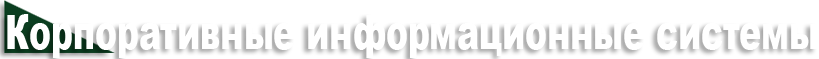 Корпоративные информационные системы